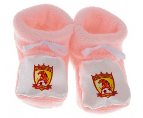 Chausson bebé Guangzhou Evergrande Taobao Club de Fútbol China Color Rosa