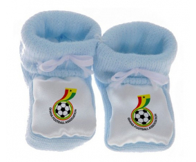 Chausson bebé de la selección de fútbol de Ghana color azul