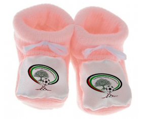 Chausson Bebé Palestina Color Selección de Fútbol Rosa
