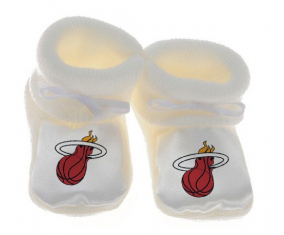 Chausson bebé Miami Heat color blanco