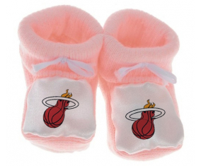 Chausson bebé Miami Heat color rosa