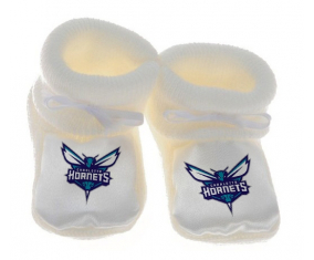Chausson bebé Charlotte Hornets blanco