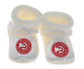 Chausson bebé Atlanta Hawks color blanco