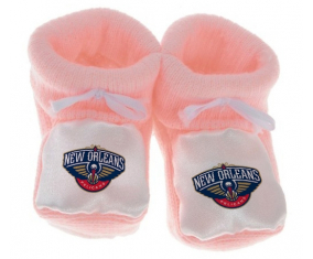 Chausson bebé New Orleans Pelicans rosa