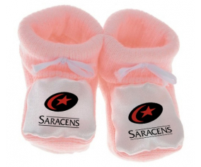 Chausson bebé sarracenos rosa