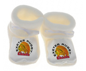 Chausson bebé Exeter Chiefs color blanco