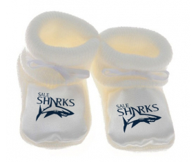Chausson bebé venta tiburones color blanco