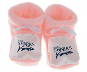 Chausson bebé venta tiburones color rosa