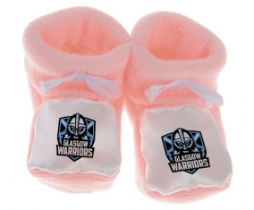 Chausson bebé Glasgow Warriors Rugby Color Rose
