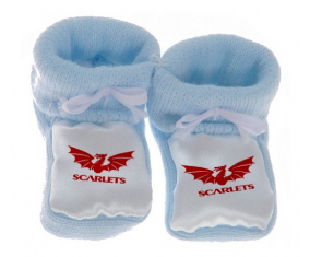 Chausson bebé Llanelli Scarlets en color azul