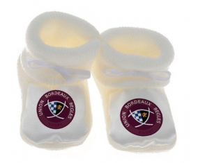 Chausson bebé Burdeos Begles blanco