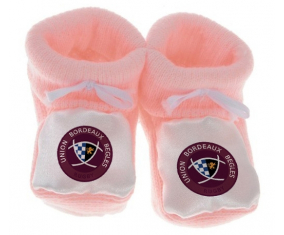 Chausson bebé Bordeaux Begles color rosa
