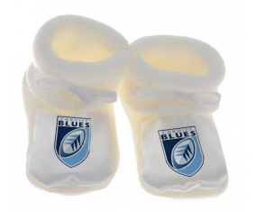 Chausson bebé Cardiff Blues blanco