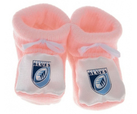 Chausson bebé Cardiff Blues color rosa