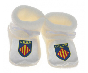 Chausson bebé USA Perpiñán blanco
