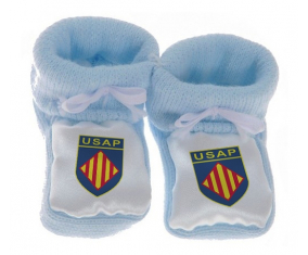 Chausson bebé USA Perpiñán azul