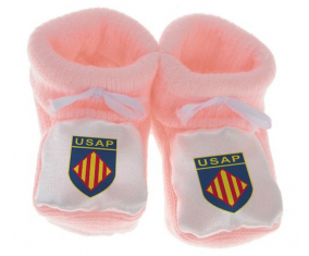 Chausson bebé USA Color perpiñán rosa