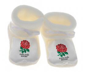Chausson bebé Inglaterra Rugby XV color blanco