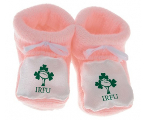 Chausson bebé Irish Rugby XV color rosa