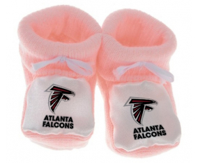 Chausson bebé Atlanta Falcons color rosa