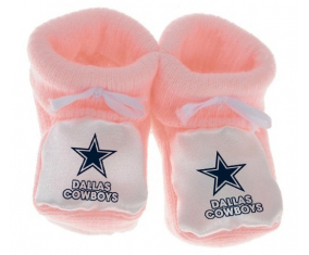 Chausson bebé Dallas Cowboys coloreado rosa