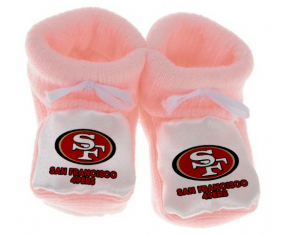 Chausson bebé San Francisco 49ers color Rose