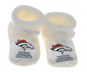 Chausson bebé Denver Broncos blanco