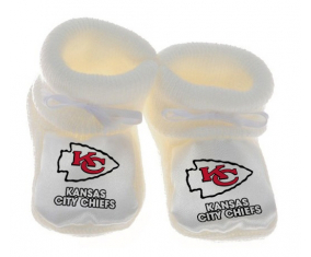 Chausson bebé Kansas City Chiefs color blanco