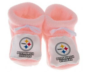 Chausson bebé Pittsburgh Steelers color rosa