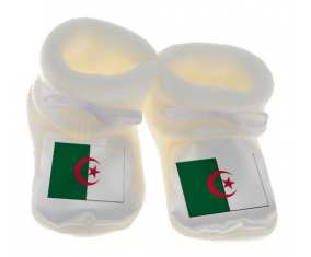 Chausson bandera del bebé Argelia color blanco