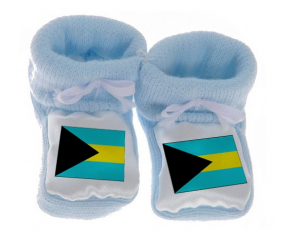 Chausson Bandera del Bebé Bahamas Azul