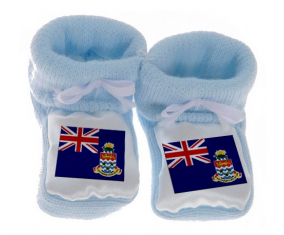 Chausson Bandera del Bebé Islas Caimán Azul