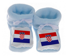 Chausson Bandera del Bebé Croacia Azul