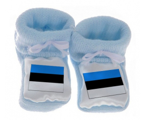Chausson Bandera del Bebé Estonia Azul