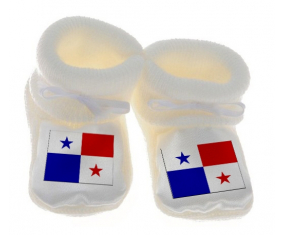 Chausson bebé de bandera blanca de Panamá