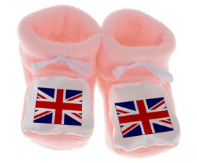 Chausson baby flag uk color rosa