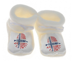 Chausson baby print My Identity Svalbard y Jan Mayen White