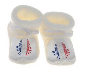 Chausson baby print My Identity Wallis y Futuna White