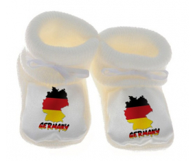 Chausson bebé Alemania mapea color blanco