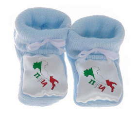 Chausson mapas de color azul de Baby Italia