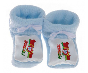 Chausson Baby Portugal Blue Maps