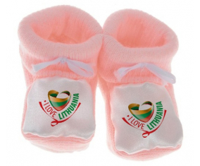 Chausson bebé me encanta Lituania color rosa