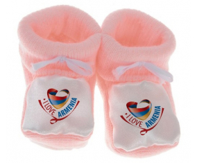 Chausson bebé me encanta Armenia color rosa