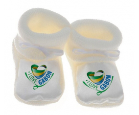 Chausson bebé me encanta gabón color blanco