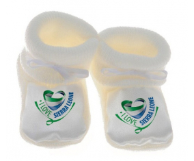 Chausson bebé me encanta Sierra Leona Blanco