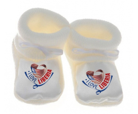 Chausson bebé amo a Liberia White