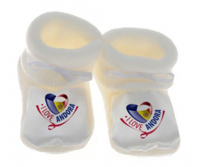 Chausson bebé amo a Andora White