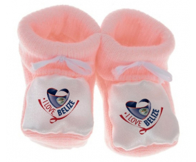 Chausson bebé me encanta Belice color rosa