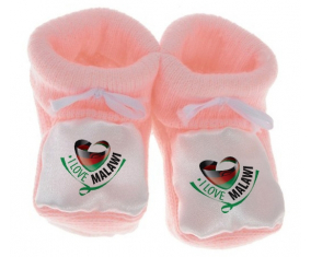 Chausson bebé me encanta Malawi color rosa