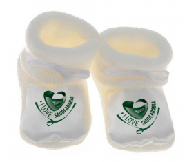 Chausson bebé amo a Arabia Saudita Blanco